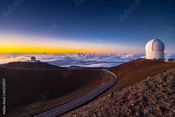 Obraz telescope on the desert
