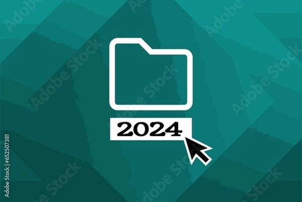 Fototapeta Folder background with arrows 2024