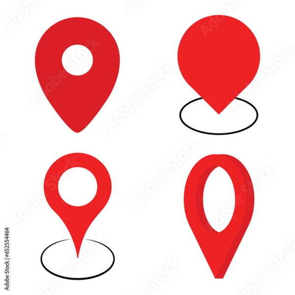 Fototapeta Map Marker icon vector