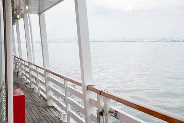 Obraz フェリーから見る琵琶湖 湖