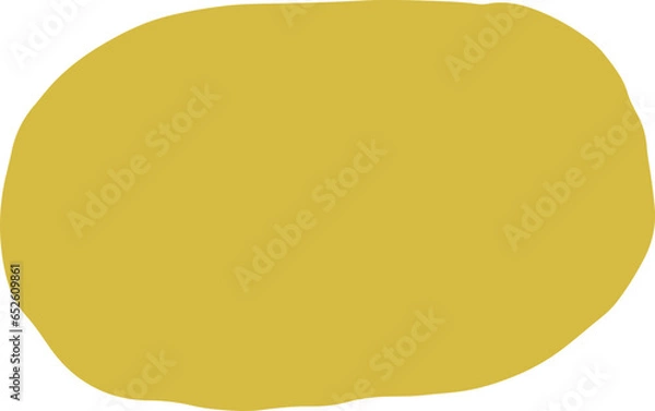 Obraz abstract organic hand drawn label