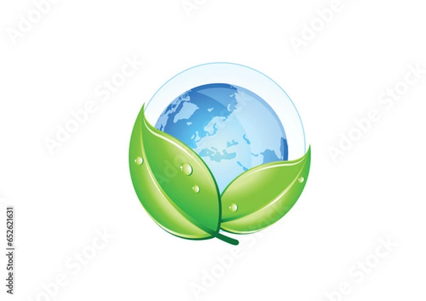 Obraz earth with leaves