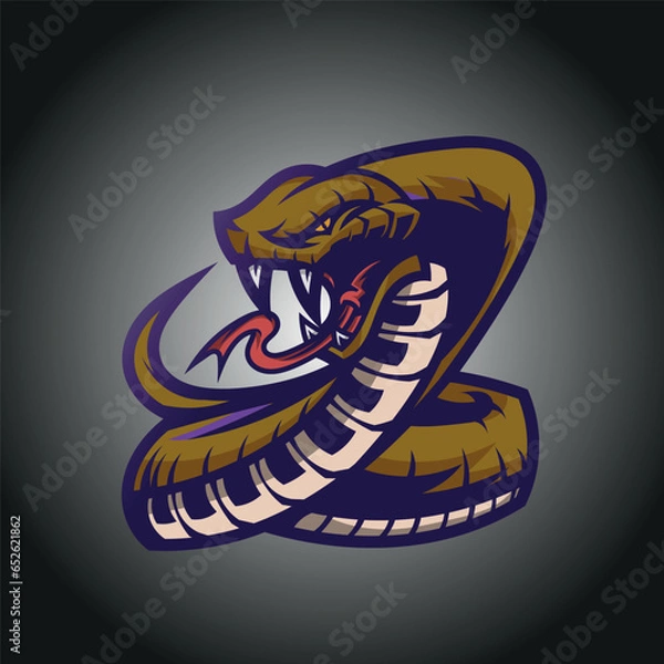 Obraz snake logo design