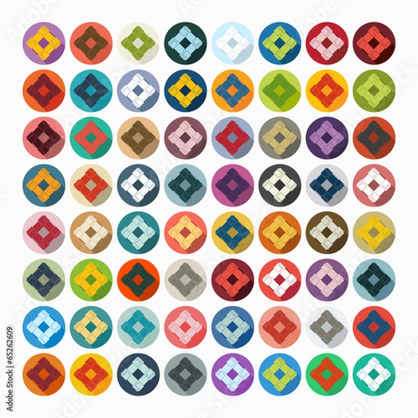 Fototapeta Flat design: handshake