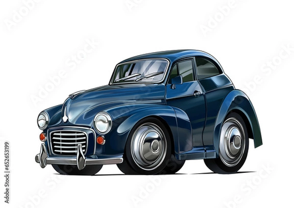 Obraz the phenomenal blue bee car