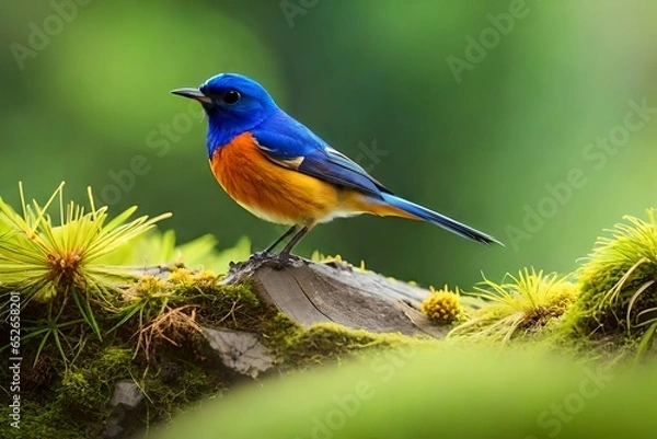 Obraz lilac breasted roller on a branch