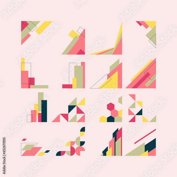 Fototapeta Geometric Corner Shape