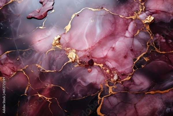 Obraz Smooth and glowing marble texture top view