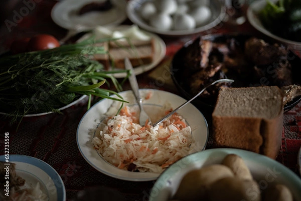 Obraz Sauerkraut on the table