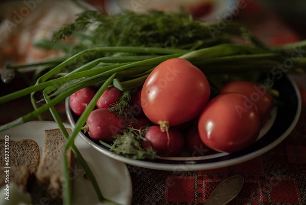 Fototapeta fresh vegetables on the table