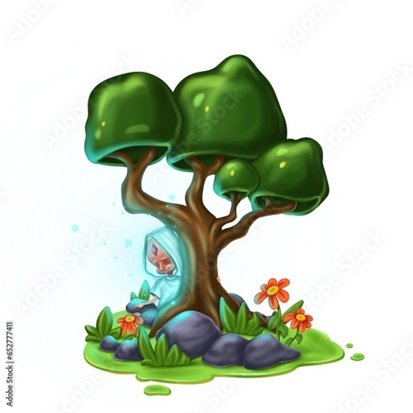 Obraz Tree cartoon