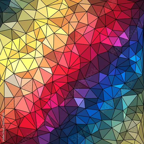Fototapeta Abstract Geometrical Multicolored Background.