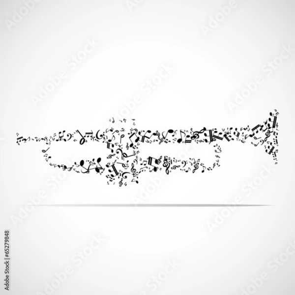 Fototapeta Abstract musical instrument background