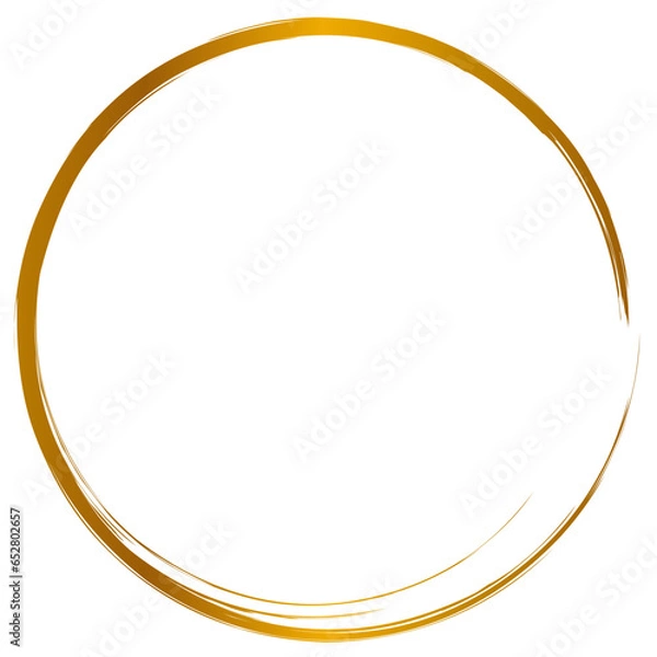 Fototapeta Aesthetic simple circle frame 