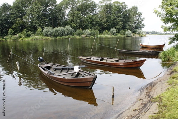 Obraz Bootsanlegestelle