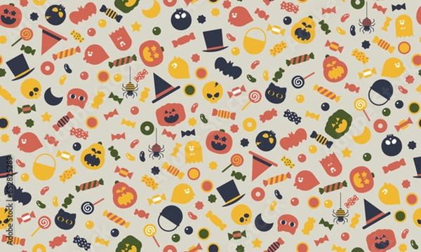 Fototapeta ハロウィン壁紙灰色