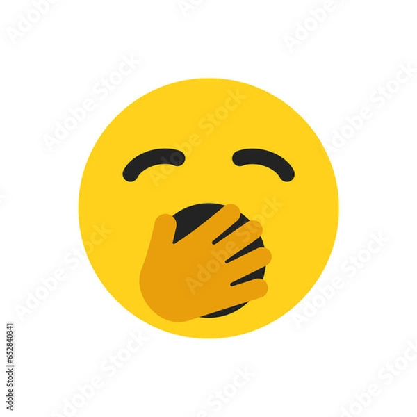 Obraz Bored Face - Emoticon