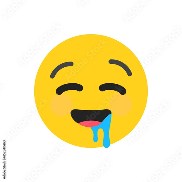 Obraz Mouthwatering Face - Emoticon