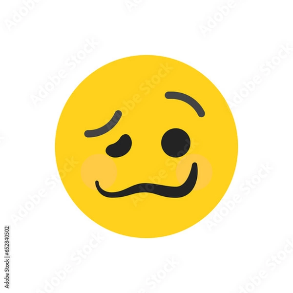 Obraz Drunk Face - Emoticon