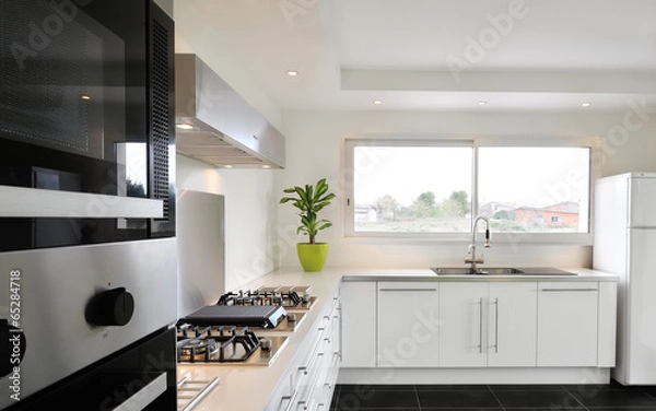Fototapeta cuisine blanche