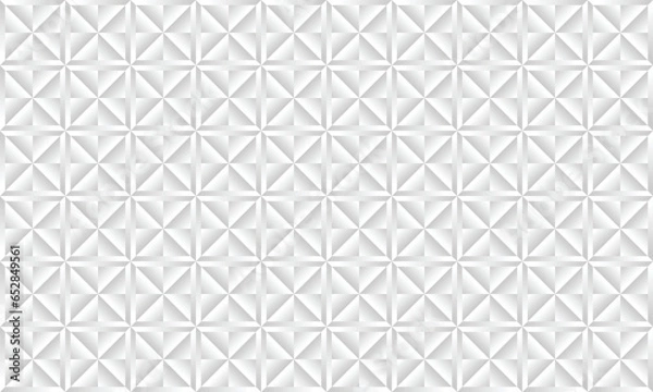 Fototapeta Abstract white and grey geometric background texture