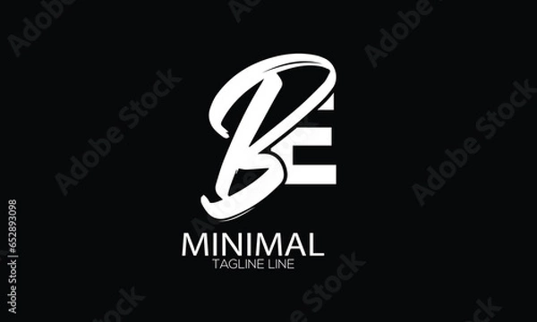 Obraz letter icon BE vector