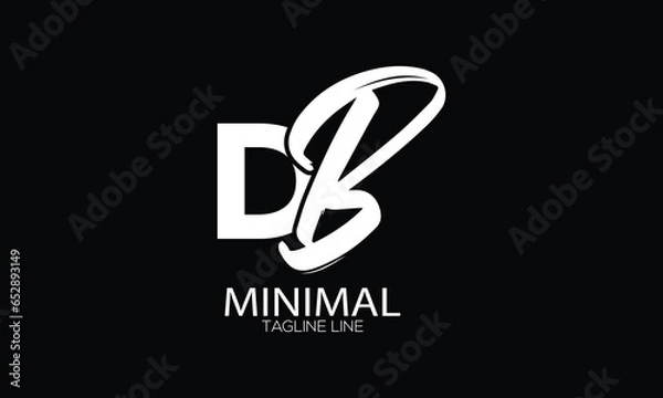 Obraz letter icon BD vector