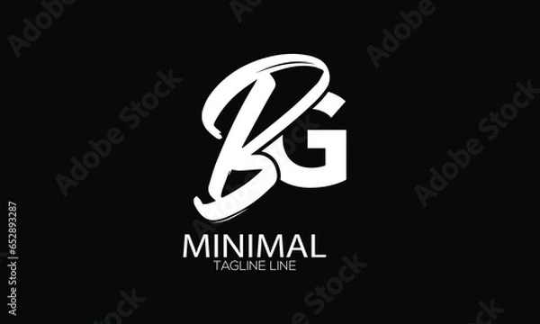 Obraz letter icon BG vector