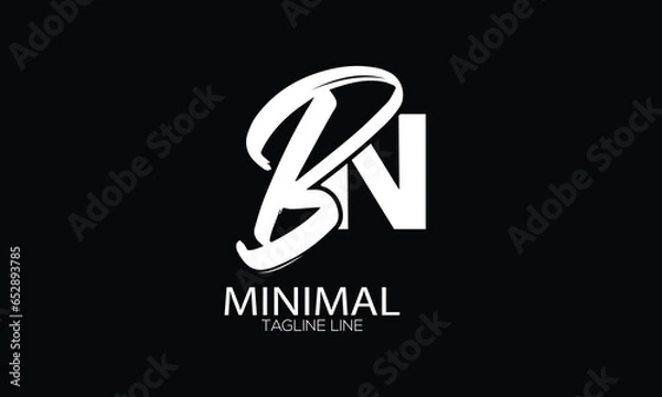 Obraz letter icon BN vector