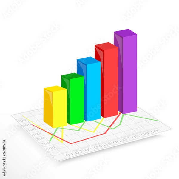 Obraz Business Info Graphic