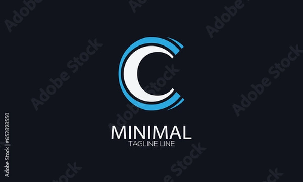 Obraz letter icon C vector