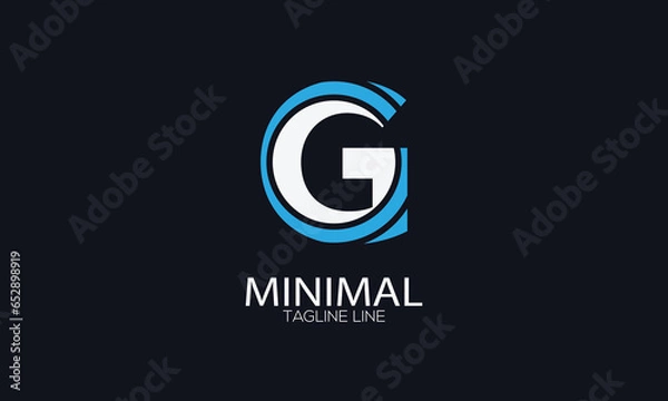 Obraz letter icon G vector