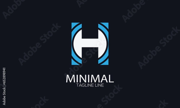 Obraz letter icon H vector