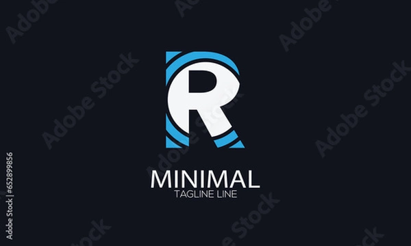 Obraz letter icon R vector