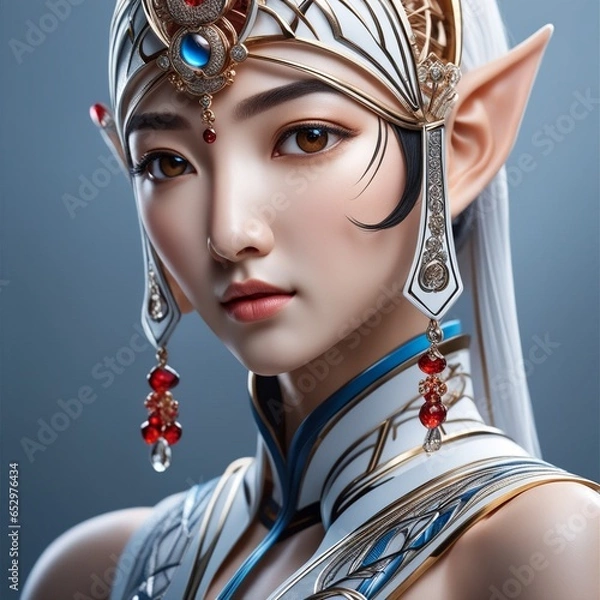 Obraz realistic-woman-portrait