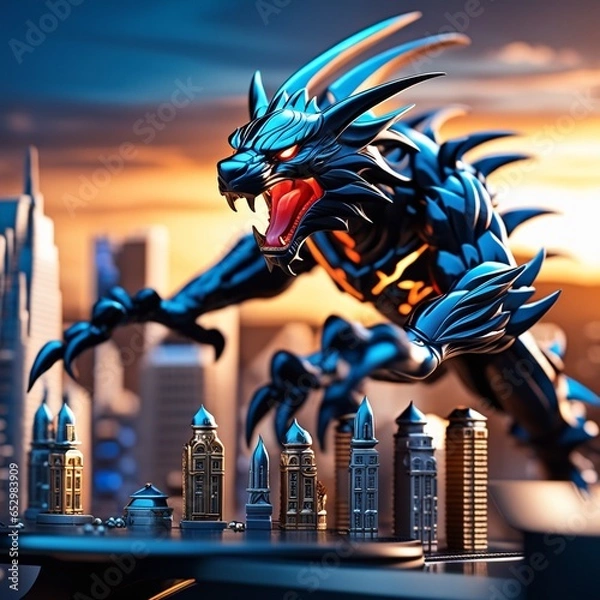 Obraz anime-beast