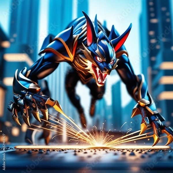 Obraz anime-beast