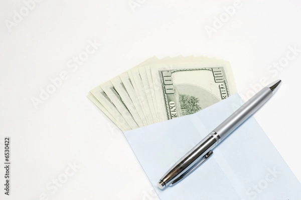 Fototapeta Sending Money