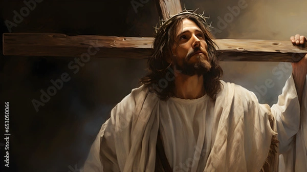 Fototapeta jesus on the cross