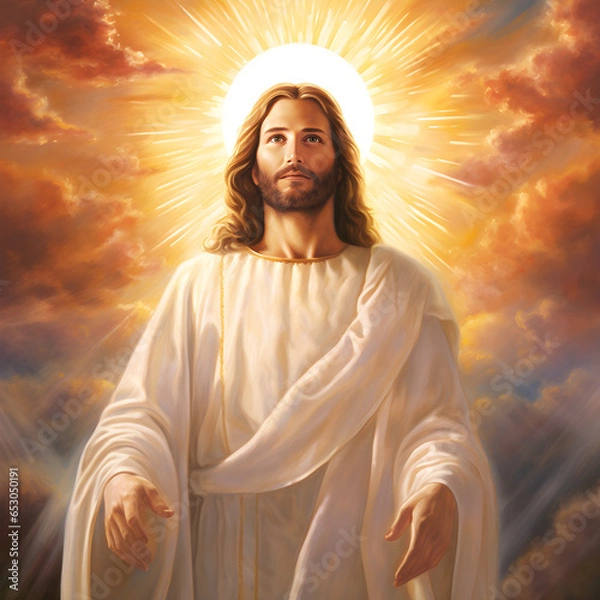 Fototapeta Jesus in heaven