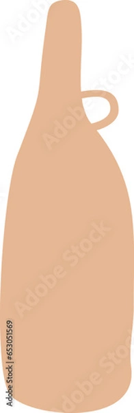 Fototapeta Pottery shape abstract vector element