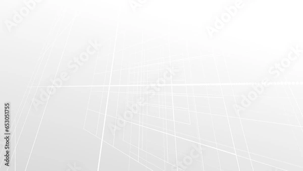 Obraz Abstract white gray colors with lines pattern texture business background.