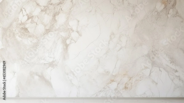 Obraz Elegant white marbled stone texture wallpaper with ample copy space
