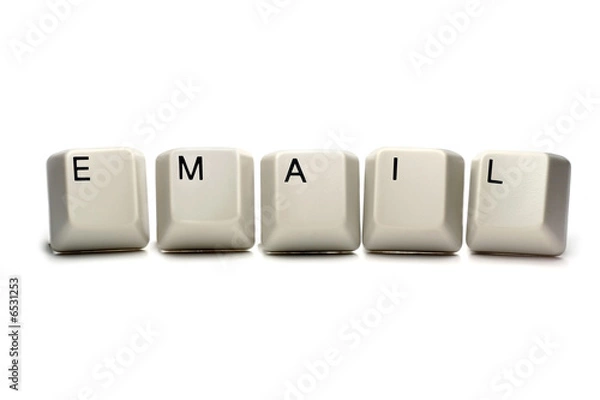 Fototapeta email - computer keys