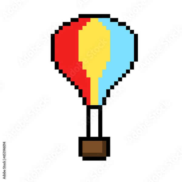 Obraz pixel balloon