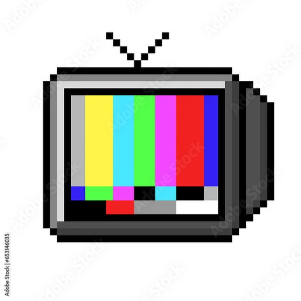 Obraz pixel television