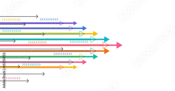 Obraz Abstract arrow direction. Technology background