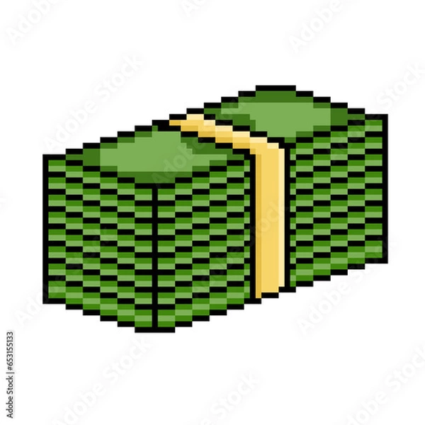 Obraz pixel money