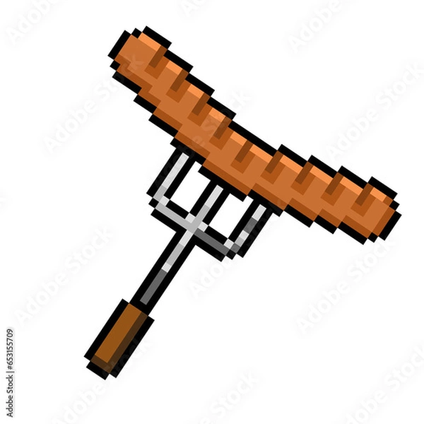 Obraz pixel sausage