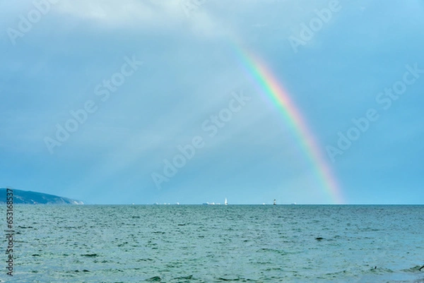 Obraz rainbow over the sea